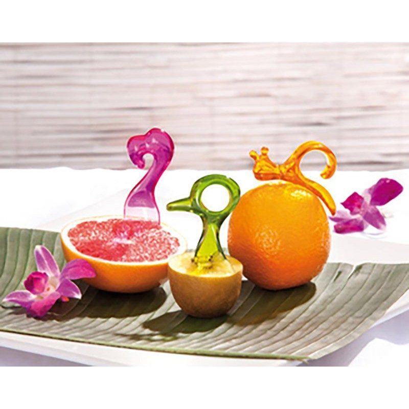Set 3 utensili per frutta Koziol Fresh Vitamins