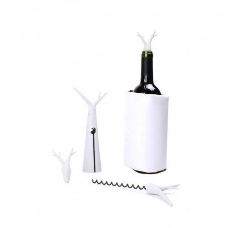 Set vino refrigeratore cavatappi e 2 tappi Koala Kit Forest Set vino refrigeratore cavatappi e 2 tappi Koala Kit Forest