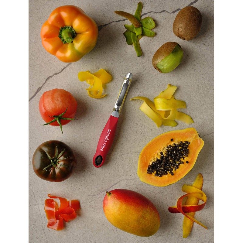 Pelaverdura e frutta a lama seghettata Microplane Professional Serrated Peeler