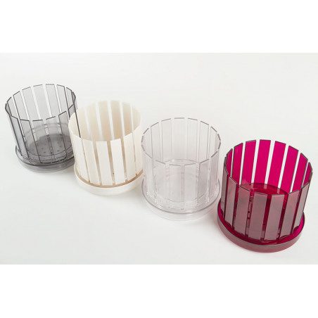 Set vaso e sottovaso da orchidee Orchitop Scoop Medium Set vaso e sottovaso da orchidee Orchitop Scoop Medium