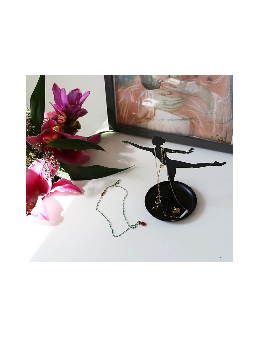 Supporto per bijoux portagioielli da tavolo Kikkerland Ballerina