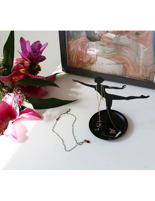 Supporto per bijoux portagioielli da tavolo Kikkerland Ballerina