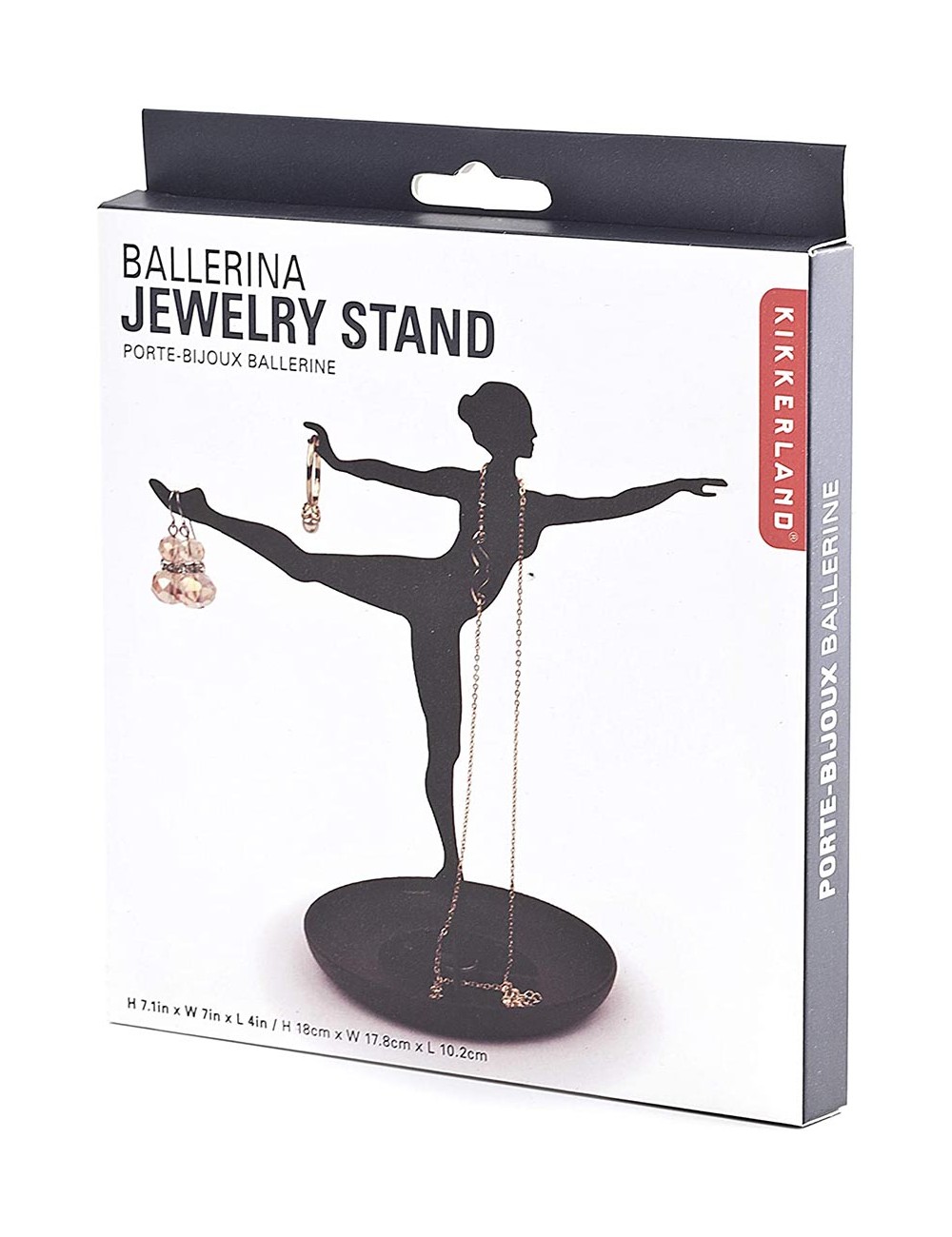 Supporto per bijoux portagioielli da tavolo Kikkerland Ballerina