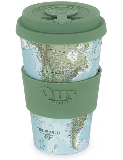 Tazza bicchiere con coperchio in bambù Quy Cup Pattern Collection