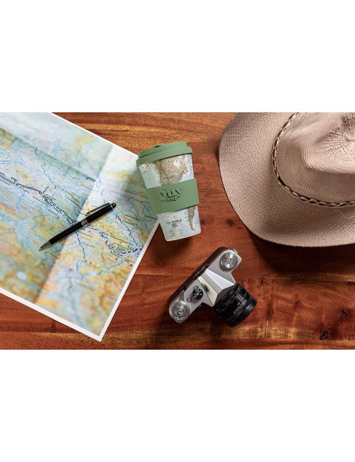 Tazza bicchiere con coperchio in bambù Quy Cup Pattern Collection