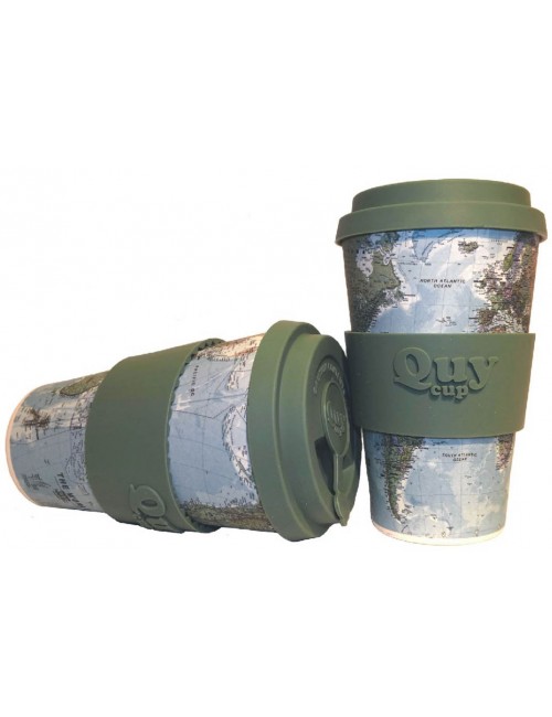 Tazza bicchiere con coperchio in bambù Quy Cup Pattern Collection