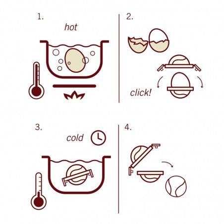 Forma stampo per uovo Monkey Business Sports Huevos Tennis