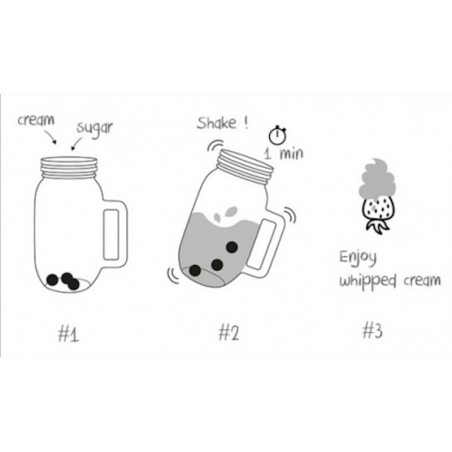 Set per montare la panna Cookut Creazy