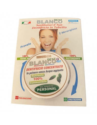 Dentifricio in polvere naturale con vasetto Blancodent