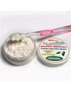 Dentifricio in polvere naturale con vasetto Blancodent 2