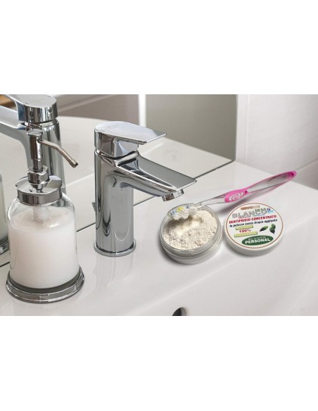 Dentifricio in polvere naturale con vasetto Blancodent Dentifricio in polvere naturale con vasetto Blancodent