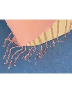 Pareo copricostume a triangolo corto rosa 2