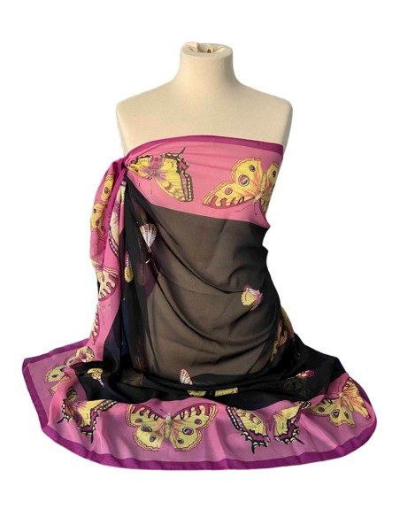 Pareo copricostume con farfalle Pareo copricostume con farfalle