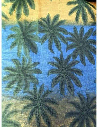Pareo in cotone con stampa palme Sun 'n' Sand