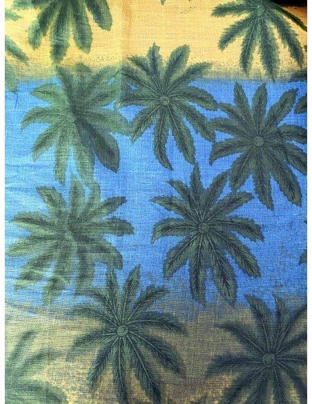 Pareo in cotone con stampa palme Sun 'n' Sand