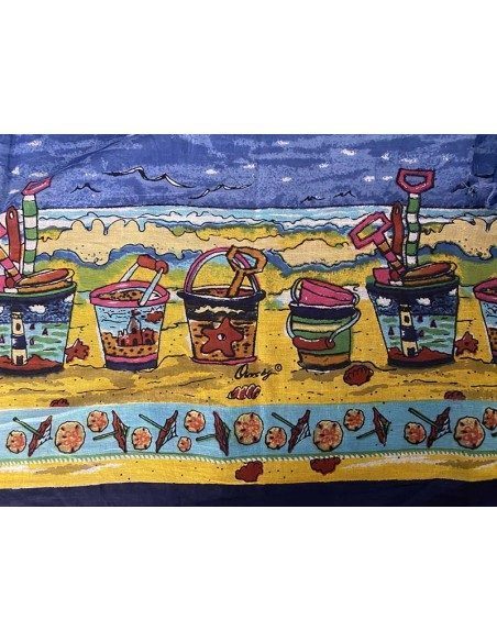 Pareo in cotone con stampa spiaggia Sun 'n' Sand Pareo in cotone con stampa spiaggia Sun 'n' Sand