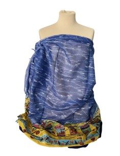 Pareo in cotone con stampa spiaggia Sun 'n' Sand