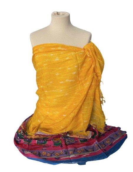 Pareo in cotone con stampa spiaggia Sun 'n' Sand