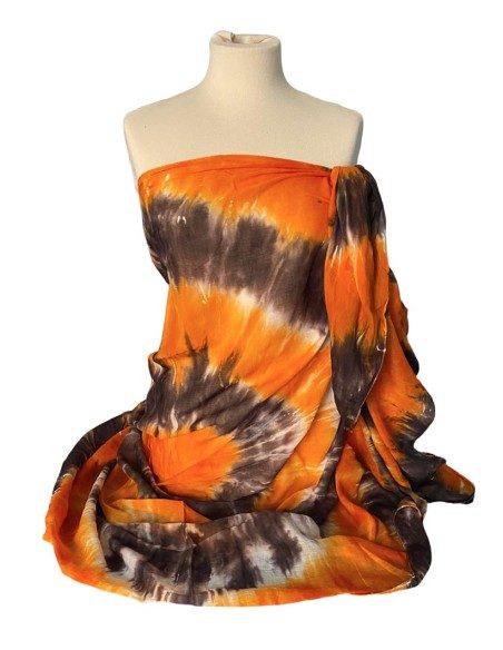Pareo copricostume in cotone tintura tie-dye Pareo copricostume in cotone tintura tie-dye