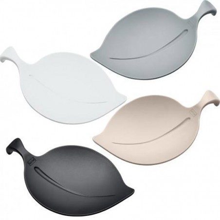Set 4 piattini copri bicchiere Koziol Leaf-On