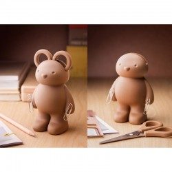 Porta forbici e graffette Qualy Teddy Bear Scissor 2