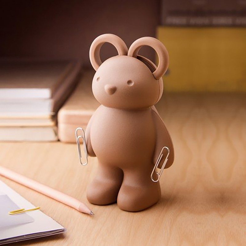 Porta forbici e graffette Qualy Teddy Bear Scissor