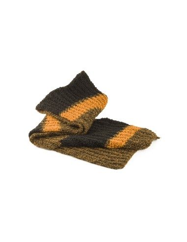 Sciarpa di maglia a righe unisex