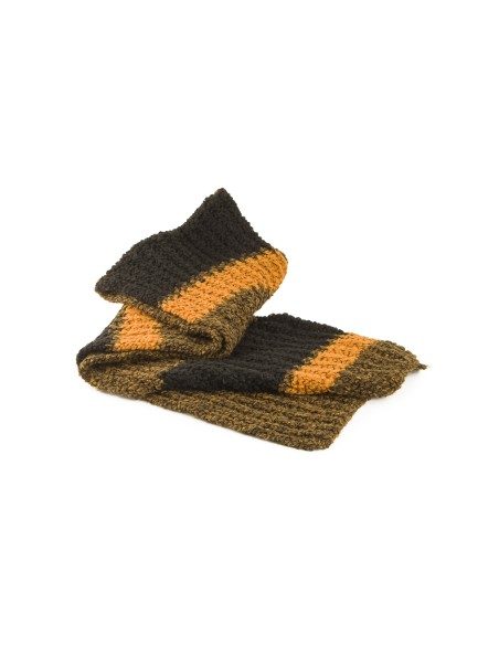 Sciarpa di maglia a righe unisex