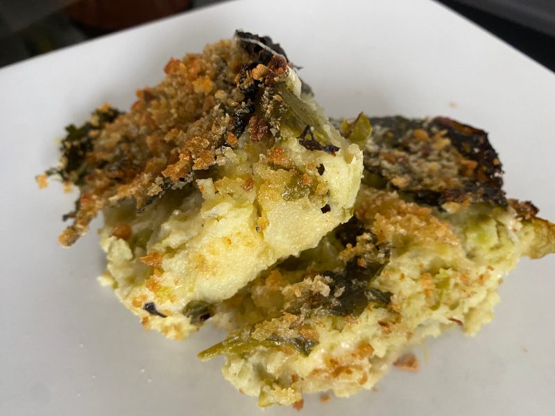 Polpettone di verza e scamorza