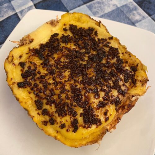 Crème brûlée all’ananas