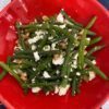 Fagiolini con feta e noci